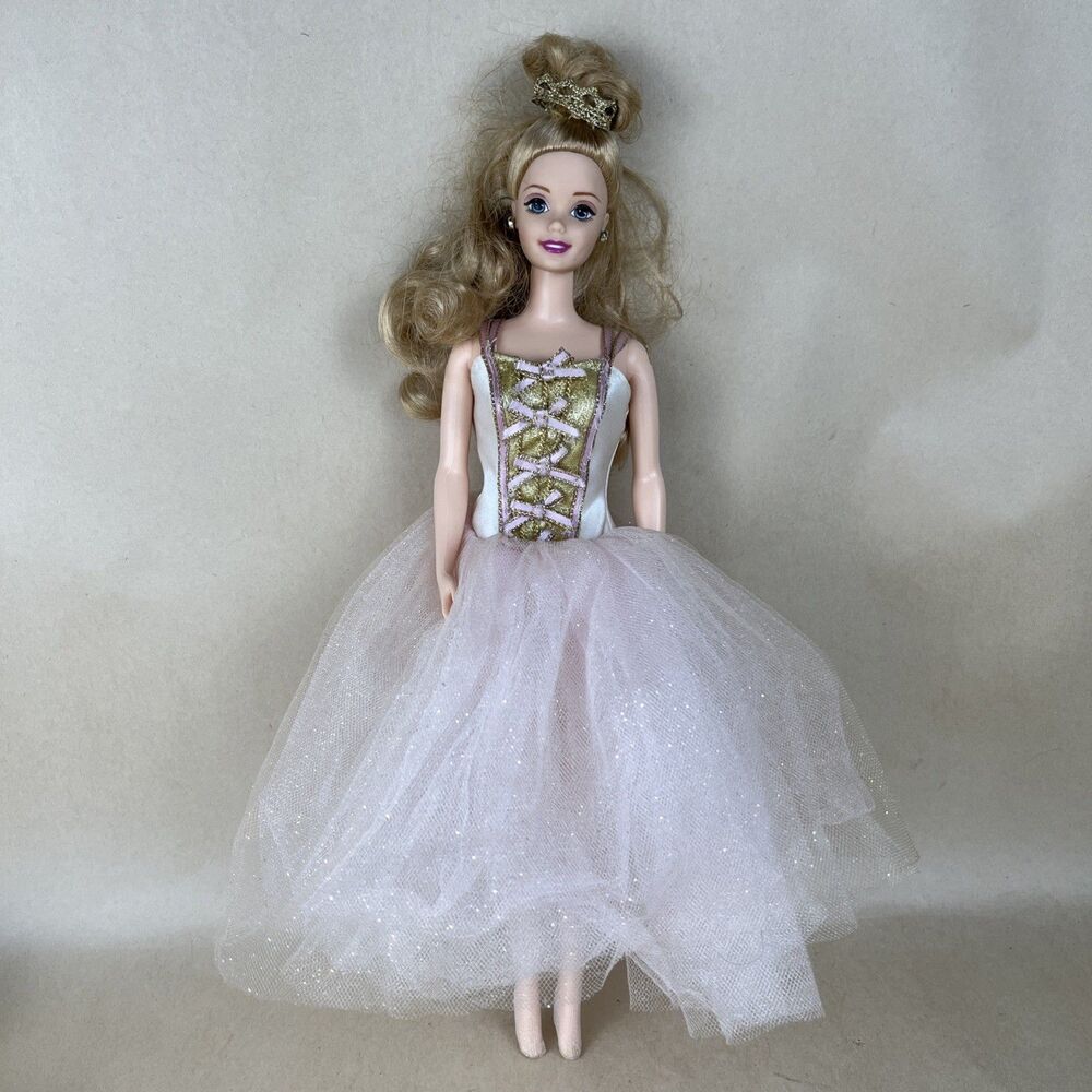 VTG 1996 Barbie Doll as the Sugar Plum‎ Fairy in the Nutcracker #17056 No Shoes